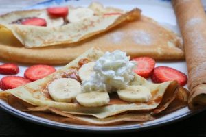 photo crêpes sucrée
